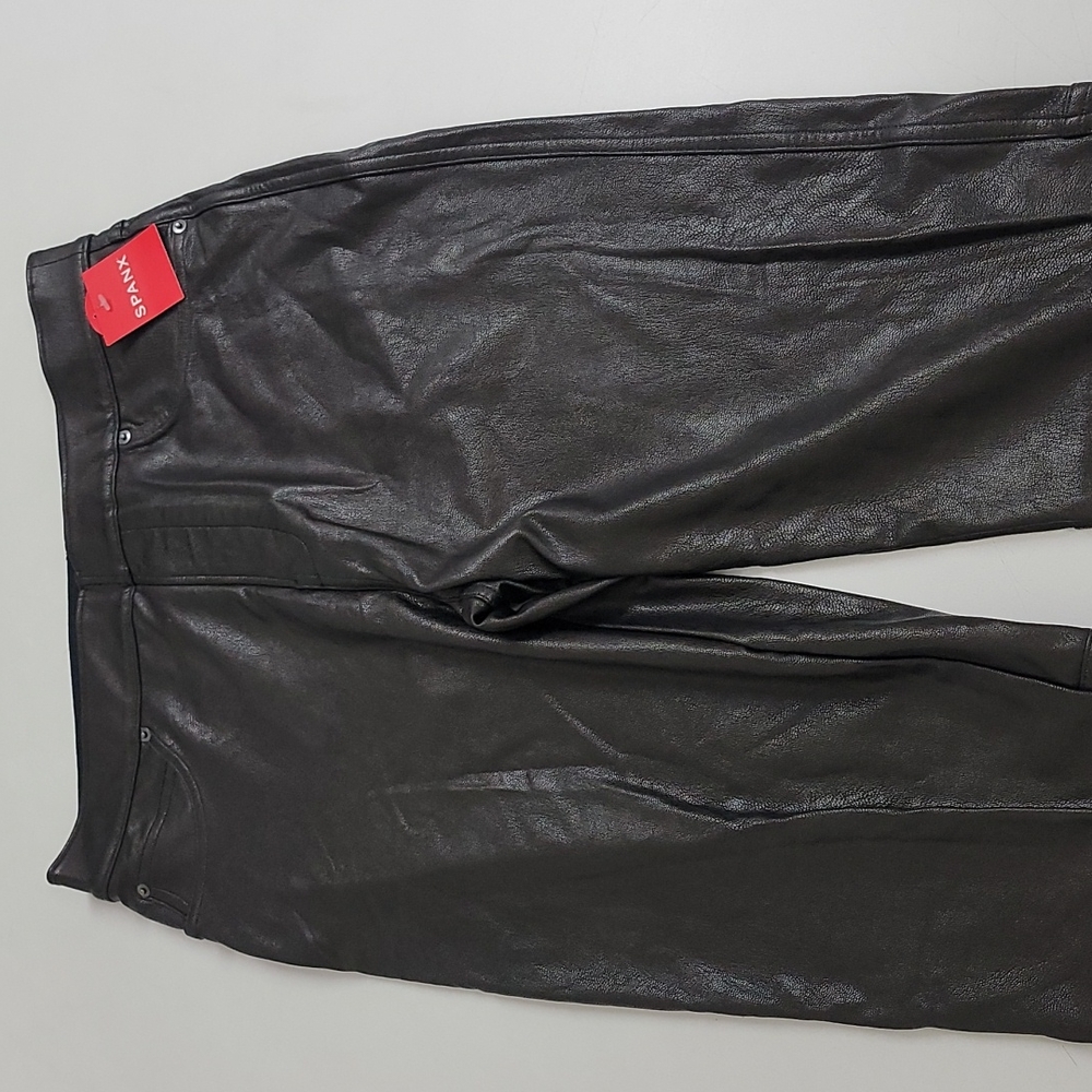 Spanx Leather-Like Ankle Skinny Pant - Picture 5 of 13